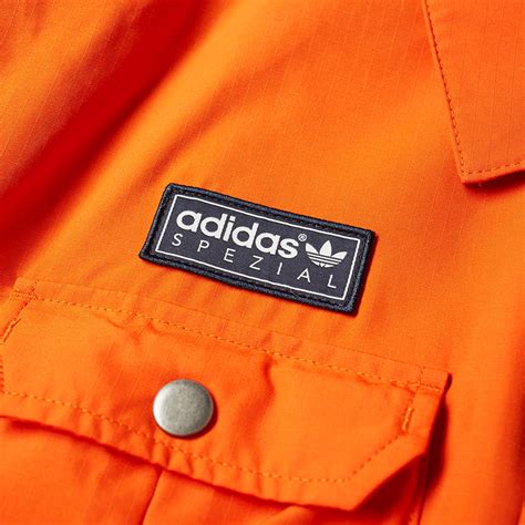 Adidas SPZL Wardour Military Jacket Collegiate Orange .